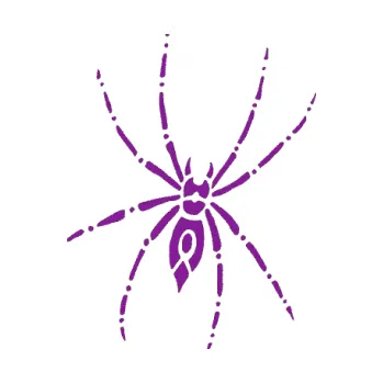 Samolepící dekorace SAMOLEPKA Pavouk 011 - pravá (14 - fialová) NA AUTO, NÁLEPKA, FÓLIE, POLEP, TUNING, VLASTNÍ TEXT, TISK, AUTOSAMOLEPKY.cz, POLEPY, OBRÁZEK, LOGO, SAMOLEPKY