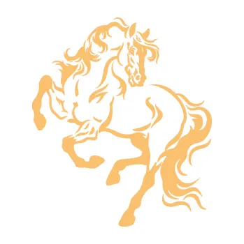 Samolepící dekorace SAMOLEPKA Kůň 049 levá (08 - béžová) NA AUTO, NÁLEPKA, FÓLIE, POLEP, TUNING, VLASTNÍ TEXT, TISK, AUTOSAMOLEPKY.cz, POLEPY, OBRÁZEK, LOGO, SAMOLEPKY