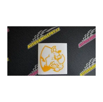 Samolepící dekorace SAMOLEPKA Nosorožec 001 pravá (17 - šedá) NA AUTO, NÁLEPKA, FÓLIE, POLEP, TUNING, VLASTNÍ TEXT, TISK, AUTOSAMOLEPKY.cz, POLEPY, OBRÁZEK, LOGO, SAMOLEPKY