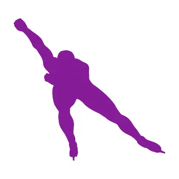 Polep vozidla SAMOLEPKA Rychlobruslení levá (14 - fialová) NA AUTO, NÁLEPKA, FÓLIE, POLEP, TUNING, VLASTNÍ TEXT, TISK, AUTOSAMOLEPKY.cz, POLEPY, OBRÁZEK, LOGO, SAMOLEPKY