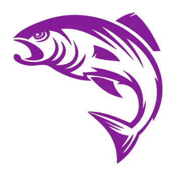 Polep vozidla SAMOLEPKA Ryba 018 levá (14 - fialová) NA AUTO, NÁLEPKA, FÓLIE, POLEP, TUNING, VLASTNÍ TEXT, TISK, AUTOSAMOLEPKY.cz, POLEPY, OBRÁZEK, LOGO, SAMOLEPKY