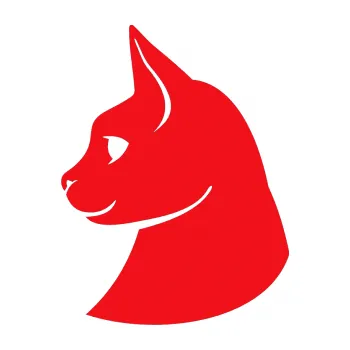 Samolepící dekorace SAMOLEPKA Kočka 006 levá (10 - červená) NA AUTO, NÁLEPKA, FÓLIE, POLEP, TUNING, VLASTNÍ TEXT, TISK, AUTOSAMOLEPKY.cz, POLEPY, OBRÁZEK, LOGO, SAMOLEPKY