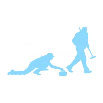 Polep vozidla Curling team 001 pravá (03 - světle modrá) SAMOLEPKA NA AUTO, NÁLEPKA, FÓLIE, POLEP, TUNING, VLASTNÍ TEXT, TISK, AUTOSAMOLEPKY.cz, POLEPY, OBRÁZEK, LOGO, 3D STICKERS