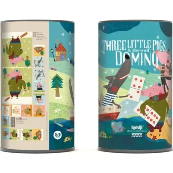 Desková hra Londji Three Little Pigs Domino