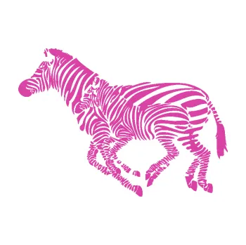 Samolepící dekorace Interiér 020 levá zebry (16 - růžová) SAMOLEPKA NA AUTO, NÁLEPKA, FÓLIE, POLEP, TUNING, VLASTNÍ TEXT, TISK, AUTOSAMOLEPKY.cz, POLEPY, OBRÁZEK, LOGO, 3D STICKERS