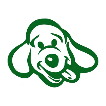 Polep vozidla Pes 078 pravá (20 - tmavě zelená) SAMOLEPKA NA AUTO, NÁLEPKA, FÓLIE, POLEP, TUNING, VLASTNÍ TEXT, TISK, AUTOSAMOLEPKY.cz, POLEPY, OBRÁZEK, LOGO, 3D STICKERS