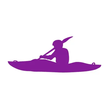 Polep vozidla SAMOLEPKA Kanoista 003 levá (14 - fialová) NA AUTO, NÁLEPKA, FÓLIE, POLEP, TUNING, VLASTNÍ TEXT, TISK, AUTOSAMOLEPKY.cz, POLEPY, OBRÁZEK, LOGO, SAMOLEPKY