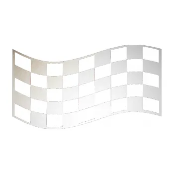 Polep vozidla SAMOLEPKA Šachovnice 009 (82 - odrazková reflexní bílá) NA AUTO, NÁLEPKA, FÓLIE, POLEP, TUNING, VLASTNÍ TEXT, TISK, AUTOSAMOLEPKY.cz, POLEPY, OBRÁZEK, LOGO, SAMOLEPKY