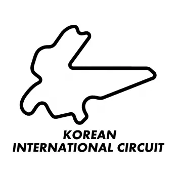Samolepící dekorace Okruh Korean International Circuit (01 - černá) SAMOLEPKA NA AUTO, NÁLEPKA, FÓLIE, POLEP, TUNING, VLASTNÍ TEXT, TISK, AUTOSAMOLEPKY.cz, POLEPY, OBRÁZEK, LOGO, 3D STICKERS
