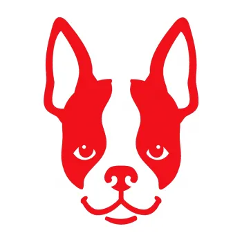 Polep vozidla SAMOLEPKA Pes 066 Bostonský teriér (10 - červená) NA AUTO, NÁLEPKA, FÓLIE, POLEP, TUNING, VLASTNÍ TEXT, TISK, AUTOSAMOLEPKY.cz, POLEPY, OBRÁZEK, LOGO, SAMOLEPKY