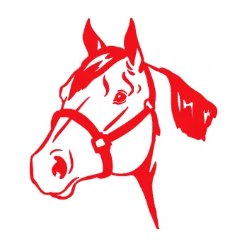 Samolepící dekorace SAMOLEPKA Kůň 040 levá (10 - červená) NA AUTO, NÁLEPKA, FÓLIE, POLEP, TUNING, VLASTNÍ TEXT, TISK, AUTOSAMOLEPKY.cz, POLEPY, OBRÁZEK, LOGO, SAMOLEPKY