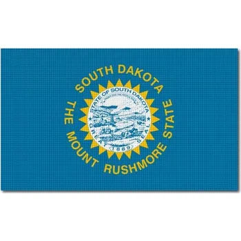 Pelisport Vlajka South_Dakota 6 x 3,5 cm