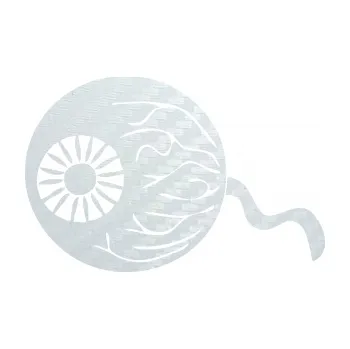 Samolepící dekorace SAMOLEPKA Halloween 020 pravá vydloublé oko (51 - 3D karbon bílý) NA AUTO, NÁLEPKA, FÓLIE, POLEP, TUNING, VLASTNÍ TEXT, TISK, AUTOSAMOLEPKY.cz, POLEPY, OBRÁZEK, LOGO, SAMOLEPKY