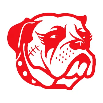 Polep vozidla SAMOLEPKA Pes 097 pravá Buldok (10 - červená) NA AUTO, NÁLEPKA, FÓLIE, POLEP, TUNING, VLASTNÍ TEXT, TISK, AUTOSAMOLEPKY.cz, POLEPY, OBRÁZEK, LOGO, SAMOLEPKY