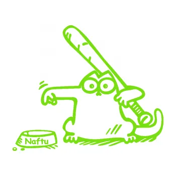 Samolepicí dekorace na vozidlo Dolej naftu 002 levá (04 - zelená kawasaki) SAMOLEPKA NA AUTO, NÁLEPKA, FÓLIE, POLEP, TUNING, VLASTNÍ TEXT, TISK, AUTOSAMOLEPKY.cz, POLEPY, OBRÁZEK, LOGO, 3D STICKERS