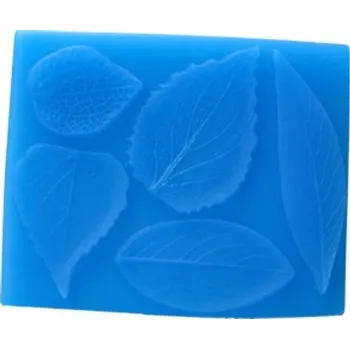 Forma na pečení Silikonová otiskovací forma - Mix listů -