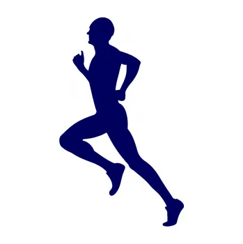 Polep vozidla Běžec 004 levá (23 - tmavě modrá) SAMOLEPKA NA AUTO, NÁLEPKA, FÓLIE, POLEP, TUNING, VLASTNÍ TEXT, TISK, AUTOSAMOLEPKY.cz, POLEPY, OBRÁZEK, LOGO, 3D STICKERS