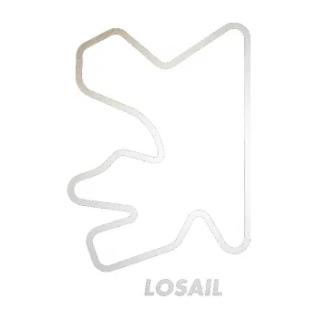 Samolepící dekorace SAMOLEPKA Okruh Losail (82 - odrazková reflexní bílá) NA AUTO, NÁLEPKA, FÓLIE, POLEP, TUNING, VLASTNÍ TEXT, TISK, AUTOSAMOLEPKY.cz, POLEPY, OBRÁZEK, LOGO, SAMOLEPKY