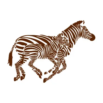 Samolepící dekorace SAMOLEPKA Interiér 020 pravá zebry (15 - hnědá) NA AUTO, NÁLEPKA, FÓLIE, POLEP, TUNING, VLASTNÍ TEXT, TISK, AUTOSAMOLEPKY.cz, POLEPY, OBRÁZEK, LOGO, SAMOLEPKY