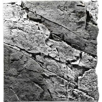Dekorace do akvária BACK TO NATURE Slimline Basalt/Gray 50B, 50x45 cm