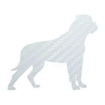 Polep vozidla SAMOLEPKA Pes 150 pravá bullmastif (51 - 3D karbon bílý) NA AUTO, NÁLEPKA, FÓLIE, POLEP, TUNING, VLASTNÍ TEXT, TISK, AUTOSAMOLEPKY.cz, POLEPY, OBRÁZEK, LOGO, SAMOLEPKY