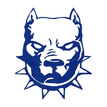 Polep vozidla SAMOLEPKA Pitbull hlava 002 pravá (89 - Ultra Metalic modrá tmavá) NA AUTO, NÁLEPKA, FÓLIE, POLEP, TUNING, VLASTNÍ TEXT, TISK, AUTOSAMOLEPKY.cz, POLEPY, OBRÁZEK, LOGO, SAMOLEPKY