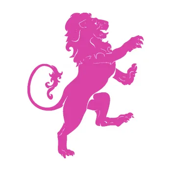 Samolepící dekorace SAMOLEPKA Lev heraldika 004 pravá (16 - růžová) NA AUTO, NÁLEPKA, FÓLIE, POLEP, TUNING, VLASTNÍ TEXT, TISK, AUTOSAMOLEPKY.cz, POLEPY, OBRÁZEK, LOGO, SAMOLEPKY