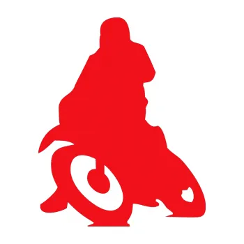 Samolepící dekorace SAMOLEPKA Motorka 002 levá silniční motorky (10 - červená) NA AUTO, NÁLEPKA, FÓLIE, POLEP, TUNING, VLASTNÍ TEXT, TISK, AUTOSAMOLEPKY.cz, POLEPY, OBRÁZEK, LOGO, SAMOLEPKY