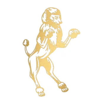 Polep vozidla SAMOLEPKA Pes 023 pravá Pudl (43 - zlatá metalíza) NA AUTO, NÁLEPKA, FÓLIE, POLEP, TUNING, VLASTNÍ TEXT, TISK, AUTOSAMOLEPKY.cz, POLEPY, OBRÁZEK, LOGO, SAMOLEPKY