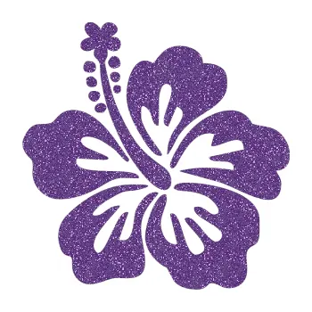 Samolepící dekorace Kytička 001 levá ibišek (87 - Ultra Metalic fialová) SAMOLEPKA NA AUTO, NÁLEPKA, FÓLIE, POLEP, TUNING, VLASTNÍ TEXT, TISK, AUTOSAMOLEPKY.cz, POLEPY, OBRÁZEK, LOGO, 3D STICKERS