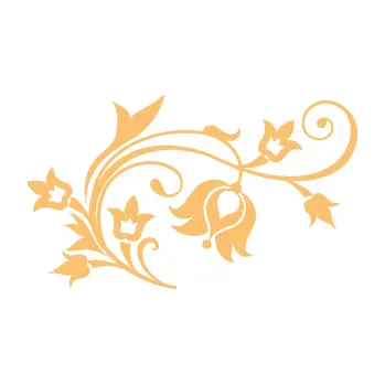 Samolepící dekorace SAMOLEPKA Květina dekor 002 pravá (08 - béžová) NA AUTO, NÁLEPKA, FÓLIE, POLEP, TUNING, VLASTNÍ TEXT, TISK, AUTOSAMOLEPKY.cz, POLEPY, OBRÁZEK, LOGO, SAMOLEPKY