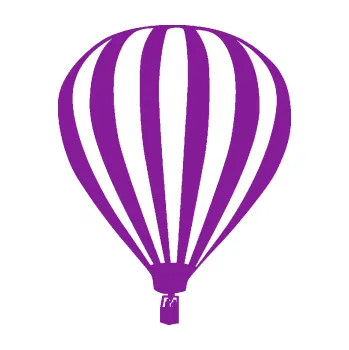 Polep vozidla SAMOLEPKA Horkovzdušný balón 001 (14 - fialová) NA AUTO, NÁLEPKA, FÓLIE, POLEP, TUNING, VLASTNÍ TEXT, TISK, AUTOSAMOLEPKY.cz, POLEPY, OBRÁZEK, LOGO, SAMOLEPKY