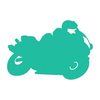 Samolepící dekorace SAMOLEPKA Motorka 006 pravá silniční motorky (25 - tyrkysová) NA AUTO, NÁLEPKA, FÓLIE, POLEP, TUNING, VLASTNÍ TEXT, TISK, AUTOSAMOLEPKY.cz, POLEPY, OBRÁZEK, LOGO, SAMOLEPKY