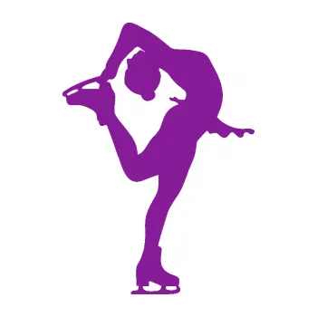 Polep vozidla Krasobruslení 013 pravá krasobruslařka (14 - fialová) SAMOLEPKA NA AUTO, NÁLEPKA, FÓLIE, POLEP, TUNING, VLASTNÍ TEXT, TISK, AUTOSAMOLEPKY.cz, POLEPY, OBRÁZEK, LOGO, 3D STICKERS