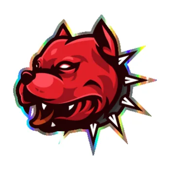 samolepka Samolepka na auto Barevný pes 004 s konturou levá (93 - Holografická) NÁLEPKA, FÓLIE, POLEPY, TUNING, VLASTNÍ TEXT, TISK, AUTOSAMOLEPKY.cz, SAMOLEPKY, OBRÁZEK, LOGO, VÝROBA, PRODEJ