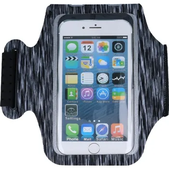 Pouzdro na mobilní telefon Sportovní pouzdro na ruku Pocket velikost XL šedo-bílé (sportovní obal)
