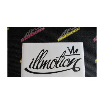 Polep vozidla SAMOLEPKA Illmotion (10 - červená) NA AUTO, NÁLEPKA, FÓLIE, POLEP, TUNING, VLASTNÍ TEXT, TISK, AUTOSAMOLEPKY.cz, POLEPY, OBRÁZEK, LOGO, SAMOLEPKY