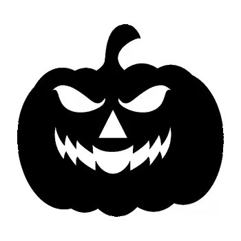 Samolepící dekorace SAMOLEPKA Halloween 018 levá dýně (01 - černá) NA AUTO, NÁLEPKA, FÓLIE, POLEP, TUNING, VLASTNÍ TEXT, TISK, AUTOSAMOLEPKY.cz, POLEPY, OBRÁZEK, LOGO, SAMOLEPKY