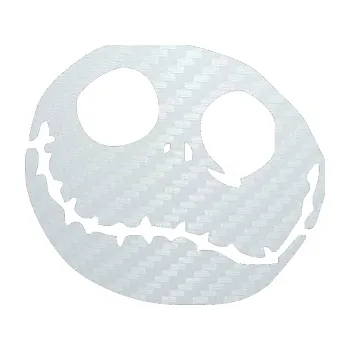 Samolepicí dekorace na vozidlo Halloween 005 levá (51 - 3D karbon bílý) SAMOLEPKA NA AUTO, NÁLEPKA, FÓLIE, POLEP, TUNING, VLASTNÍ TEXT, TISK, AUTOSAMOLEPKY.cz, POLEPY, OBRÁZEK, LOGO, 3D STICKERS