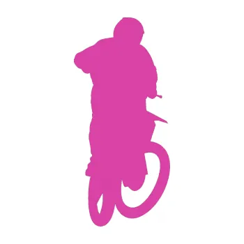 Samolepící dekorace Motorka 018 pravá motokros (16 - růžová) SAMOLEPKA NA AUTO, NÁLEPKA, FÓLIE, POLEP, TUNING, VLASTNÍ TEXT, TISK, AUTOSAMOLEPKY.cz, POLEPY, OBRÁZEK, LOGO, 3D STICKERS