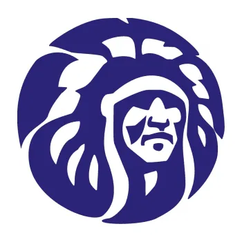 Samolepící dekorace Indián 002 pravá (22 - střední modrá) SAMOLEPKA NA AUTO, NÁLEPKA, FÓLIE, POLEP, TUNING, VLASTNÍ TEXT, TISK, AUTOSAMOLEPKY.cz, POLEPY, OBRÁZEK, LOGO, 3D STICKERS