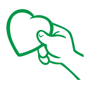 Samolepící dekorace Ruka se srdíčkem levá (12 - zelená) SAMOLEPKA NA AUTO, NÁLEPKA, FÓLIE, POLEP, TUNING, VLASTNÍ TEXT, TISK, AUTOSAMOLEPKY.cz, POLEPY, OBRÁZEK, LOGO, 3D STICKERS