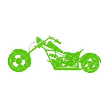 Samolepící dekorace SAMOLEPKA Motorka chopper 001 levá (58 - 3D karbon zelený kawasaki) NA AUTO, NÁLEPKA, FÓLIE, POLEP, TUNING, VLASTNÍ TEXT, TISK, AUTOSAMOLEPKY.cz, POLEPY, OBRÁZEK, LOGO, SAMOLEPKY