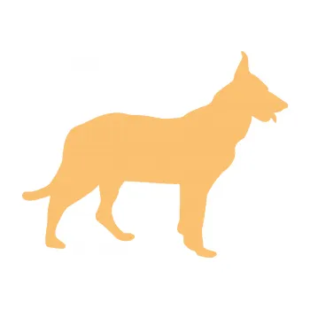 Polep vozidla SAMOLEPKA Pes 079 pravá Německý ovčák (08 - béžová) NA AUTO, NÁLEPKA, FÓLIE, POLEP, TUNING, VLASTNÍ TEXT, TISK, AUTOSAMOLEPKY.cz, POLEPY, OBRÁZEK, LOGO, SAMOLEPKY