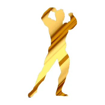 Polep vozidla Kulturista 010 pravá (81 - chrom fólie zlatá zrcadlová) SAMOLEPKA NA AUTO, NÁLEPKA, FÓLIE, POLEP, TUNING, VLASTNÍ TEXT, TISK, AUTOSAMOLEPKY.cz, POLEPY, OBRÁZEK, LOGO, 3D STICKERS