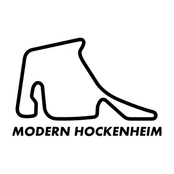 Samolepící dekorace Okruh Modern Hockenheim (01 - černá) SAMOLEPKA NA AUTO, NÁLEPKA, FÓLIE, POLEP, TUNING, VLASTNÍ TEXT, TISK, AUTOSAMOLEPKY.cz, POLEPY, OBRÁZEK, LOGO, 3D STICKERS