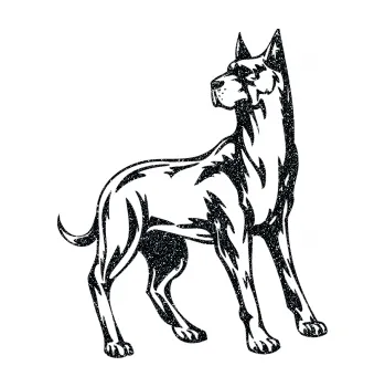 Polep vozidla SAMOLEPKA Pes 041 pravá (85 - Ultra Metalic černá) NA AUTO, NÁLEPKA, FÓLIE, POLEP, TUNING, VLASTNÍ TEXT, TISK, AUTOSAMOLEPKY.cz, POLEPY, OBRÁZEK, LOGO, SAMOLEPKY