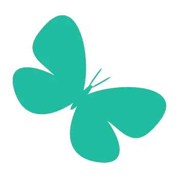 Samolepící dekorace Motýl 005 pravá (25 - tyrkysová) SAMOLEPKA NA AUTO, NÁLEPKA, FÓLIE, POLEP, TUNING, VLASTNÍ TEXT, TISK, AUTOSAMOLEPKY.cz, POLEPY, OBRÁZEK, LOGO, 3D STICKERS