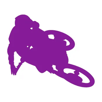 Samolepící dekorace Motorka 026 pravá motokros freestyle (14 - fialová) SAMOLEPKA NA AUTO, NÁLEPKA, FÓLIE, POLEP, TUNING, VLASTNÍ TEXT, TISK, AUTOSAMOLEPKY.cz, POLEPY, OBRÁZEK, LOGO, 3D STICKERS