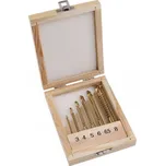 Sada frézovacích vrtáků Titan HSS 6 ks